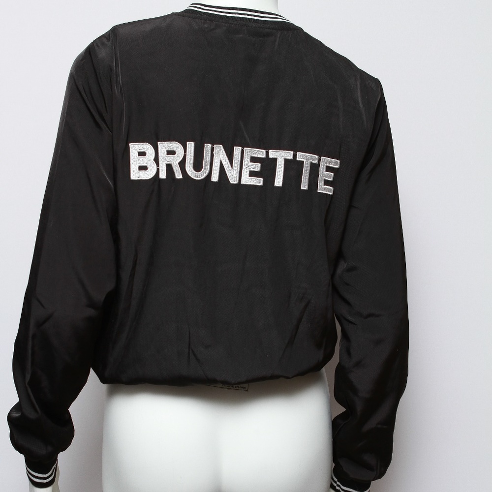 Show me Your Mumu Bomber Jacket Brunette